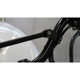 HIGHSIDER pro Cross-Bar ST02 Aluminium Handlebarstrut, one-piece clamp, Black pearl blasted