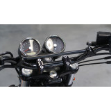 HIGHSIDER pro Cross-Bar ST02 Aluminium Handlebarstrut, one-piece clamp, Black pearl blasted