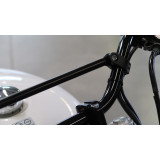 HIGHSIDER pro Cross-Bar ST02 Aluminium Handlebarstrut, one-piece clamp, Black pearl blasted