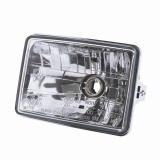 Optique de phare H4 HIGHSIDER smart 130 x 90 mm, verre transparent avec feu de position, homologuée E - 1 pièce
