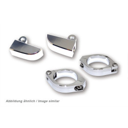 Jeu de supports de clignotant M8 HIGHSIDER pro - 42-43 mm