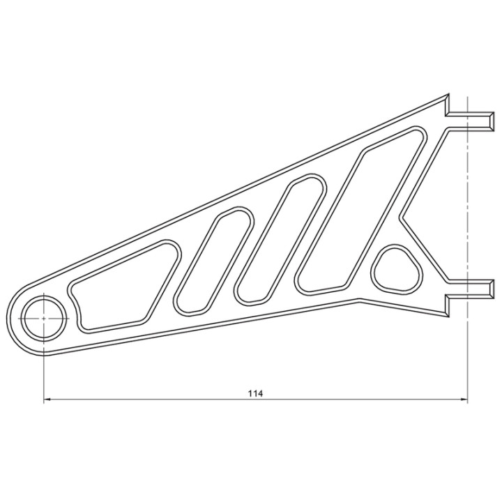 Jeu de support de phare HIGHSIDER pro - 47+49+50+52+54 mm