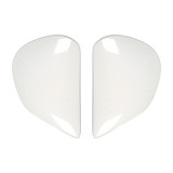 Plaques pivot ARAI Super AdSis J (LRS) Diamond White pour casques RX-7 GP/Viper/Astro-Light/Quantum/Quantum-ST/Quantum-ST PRO/Ch