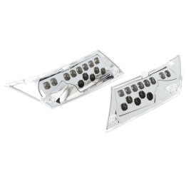 Clignotants arrière V PARTS Type origine LED chrome Piaggio Zip