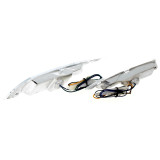 Clignotants arrière V PARTS Type origine LED chrome Piaggio Zip