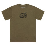 T-Shirt TROY LEE DESIGNS Badge - Olive Heater