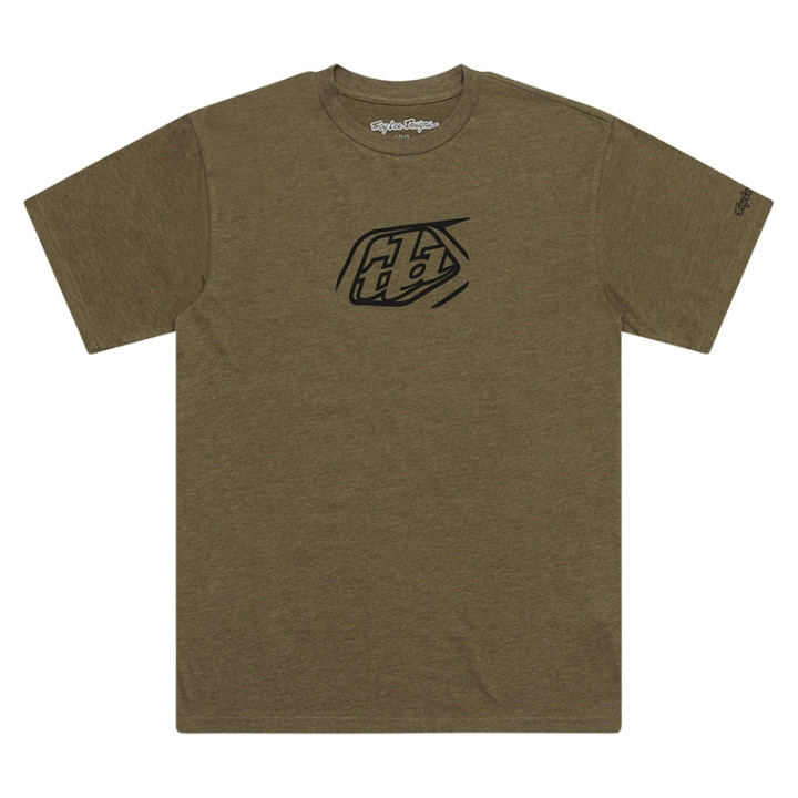 T-Shirt TROY LEE DESIGNS Badge - Olive Heater
