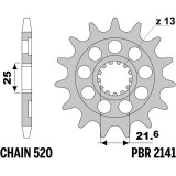 Kit chaîne EK/PBR 520 SRX2 - 13/50-114 - Couronne acier standard