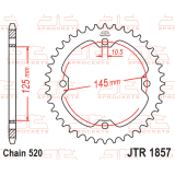 Kit chaîne EK/JT 520 SRX2 - 14/38-96 - Couronne acier standard