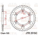 Kit chaîne EK/JT 520SRX2 13/50 - couronne anti-boue