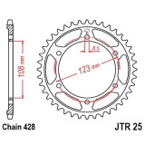 Kit chaîne EK/JT 428 DEH - 13/60-136 - Couronne acier standard