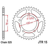 Kit chaîne EK/JT 525 SROZ2 - 14/44-116 - Couronne acier standard