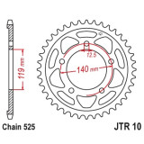 Kit chaîne EK/JT 525 ZVX3 - 17/46-122 - Couronne acier standard