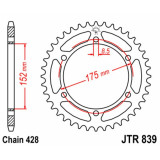 Kit chaîne EK/JT 428ZVX 14/53 - couronne standard