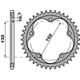 Kit chaîne EK/PBR 525ZVX3 15/40 - couronne ultra-light anodisé dur