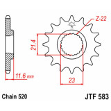 Kit chaîne EK/JT 520SRX2 13/44 - couronne standard