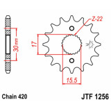 Kit chaîne EK/JT 420SH 15/50 - couronne ultra-light anti-boue