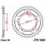 Kit chaîne EK/JT 530ZVX3 18/44 - couronne standard