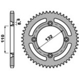 Kit chaîne EK/PBR 428SHDR 13/46-124 - couronne standard