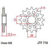 Kit chaîne EK/JT 520ZVX3 17/43 - couronne standard