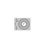 Kit chaîne EK/PBR 415 RR - 13/46-124 - Couronne acier standard