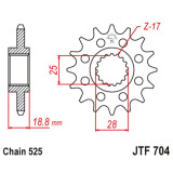 Kit chaîne EK/JT 525SRX2 16/40 - couronne standard