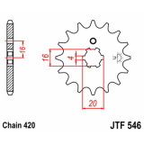 Kit chaîne EK/JT 420SH 13/48 - couronne standard