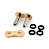Attache de chaine EK CHAIN 530 MVXZ2 - Joints Qx-Ring - attache à riveter