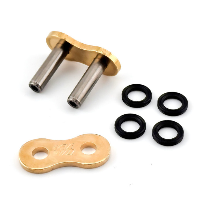 Attache de chaine EK CHAIN 525 MVXZ2 - Joints Qx-Ring - attache à riveter