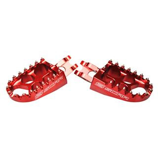 Repose-pieds Scar Evo rouge | Oxmoto
