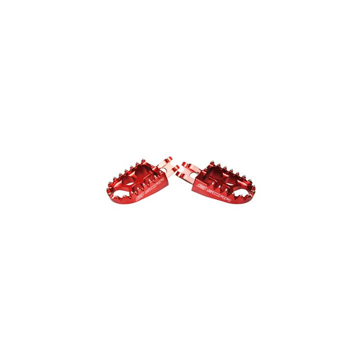 Repose-pieds Scar Evo rouge | Oxmoto