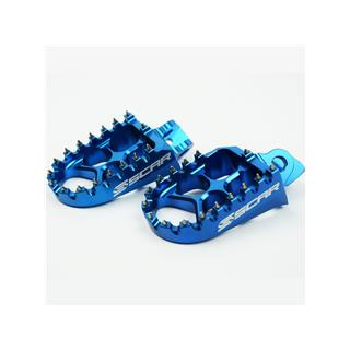 Repose-pieds Scar Evo bleu | Oxmoto