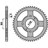 Kit chaîne EK/PBR 428 ZVX - 14/41-118 - Couronne acier standard