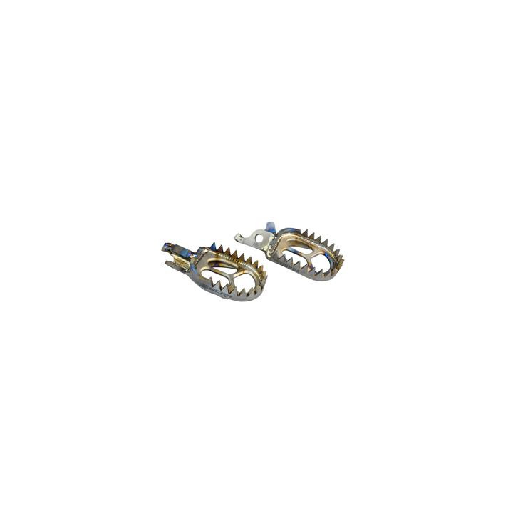 Repose-pieds Scar titane Honda cr125r/250 | Oxmoto