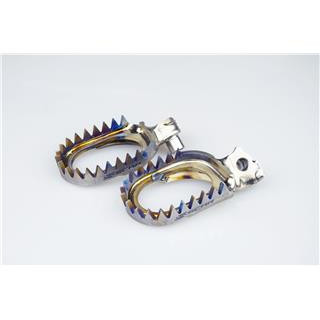 Repose-pieds Scar anti-boue titane Yamaha yz/yzf | Oxmoto