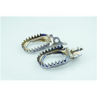 Repose-pieds Scar anti-boue titane Kawasaki kxf | Oxmoto