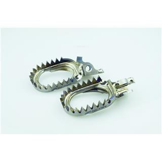 Repose-pieds Scar anti-boue titane Honda cr/crf | Oxmoto