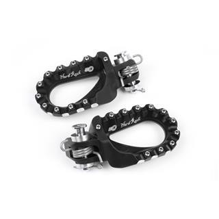 Repose-pieds S3 Hard Rock Enduro aluminium noir | Oxmoto