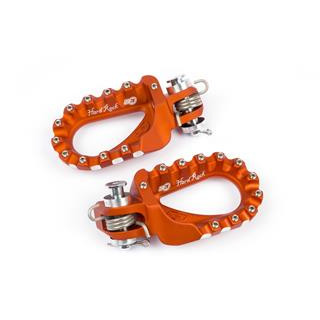 Repose-pieds S3 Hard Rock Enduro aluminium orange | Oxmoto