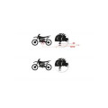 Repose-pieds S3 Curve High noir KTM/Husqvarna | Oxmoto