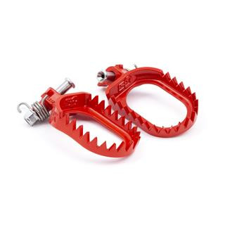 Repose-pied s3 punk acier rouge ktm/husqvarna | Oxmoto