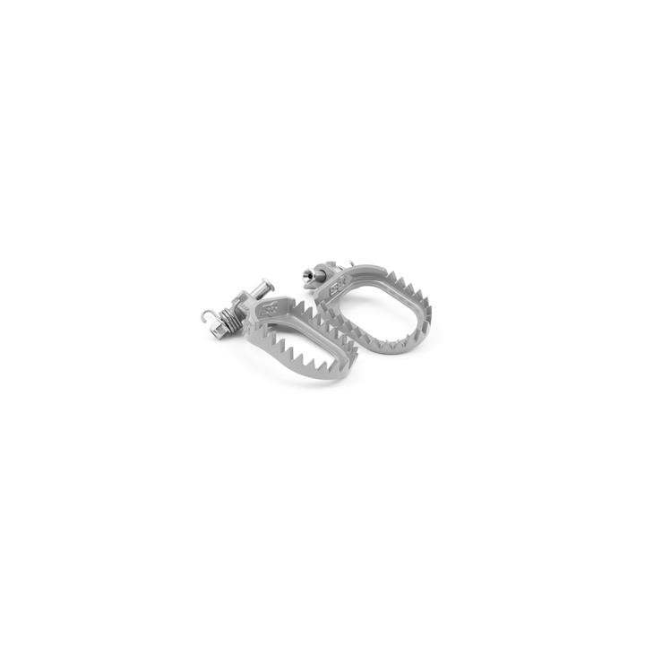 Repose-pied s3 punk acier argent sherco | Oxmoto