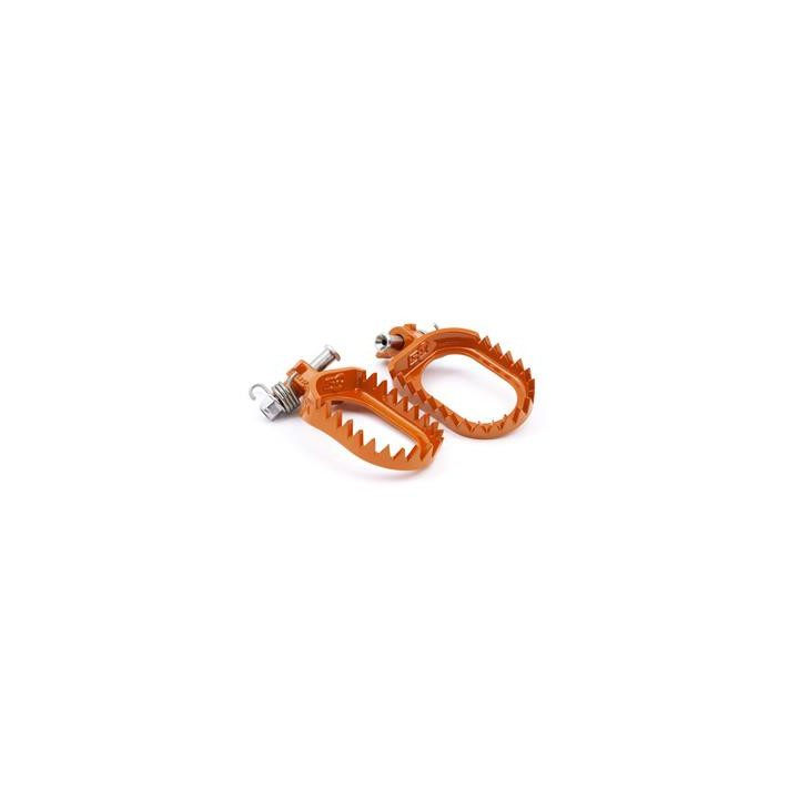 Repose-pied s3 punk acier orange ktm/husqvarna | Oxmoto
