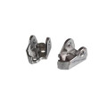 Support de repose-pieds Scar titane STFMB153 | Oxmoto