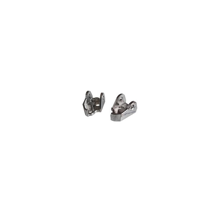 Support de repose-pieds Scar titane STFMB153 | Oxmoto