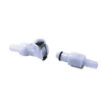 Raccord rapide MOTION PRO Ø8mm double blocage blanc | Oxmoto