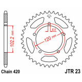 Kit chaîne EK/JT 420SH 11/47 - couronne standard