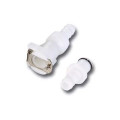 Raccord rapide MOTION PRO Ø6mm simple blocage blanc | Oxmoto