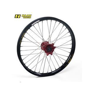 Roue avant complète haan wheels 21x1,60x36t jante argent/moyeu titane/rayons argent/têtes de rayons argent 1076236008