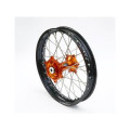 Roue arrière complète ART 19x2,15x36t jante noir/moyeu orange/rayons argent/têtes de rayons argent 1075963001